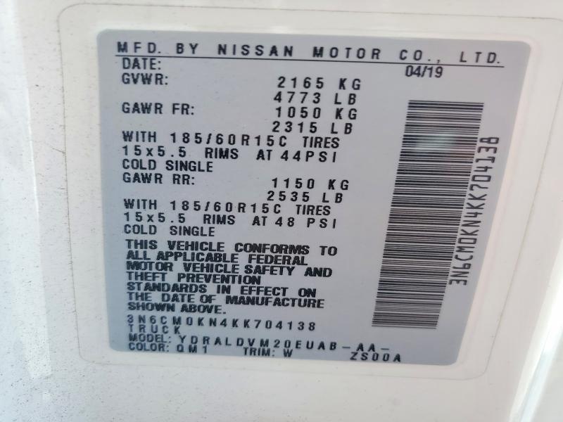 2019 Niss AN NV200 Delivery Van