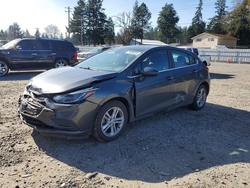 Salvage cars for sale from Copart Spanaway, WA: 2018 Chevrolet Cruze lt