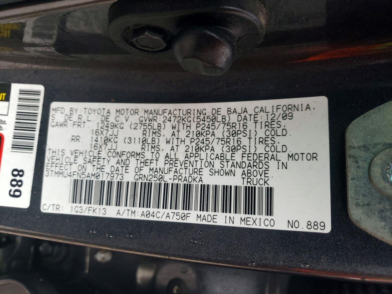 2010 Toyota Tacoma V6