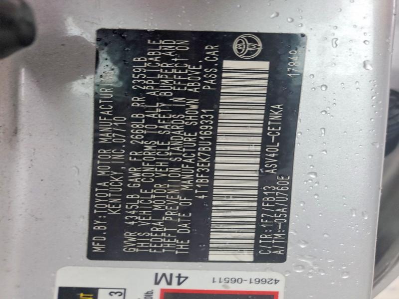 2011 Toyota Camry le