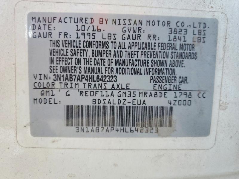 2017 Nissan Sentra sv