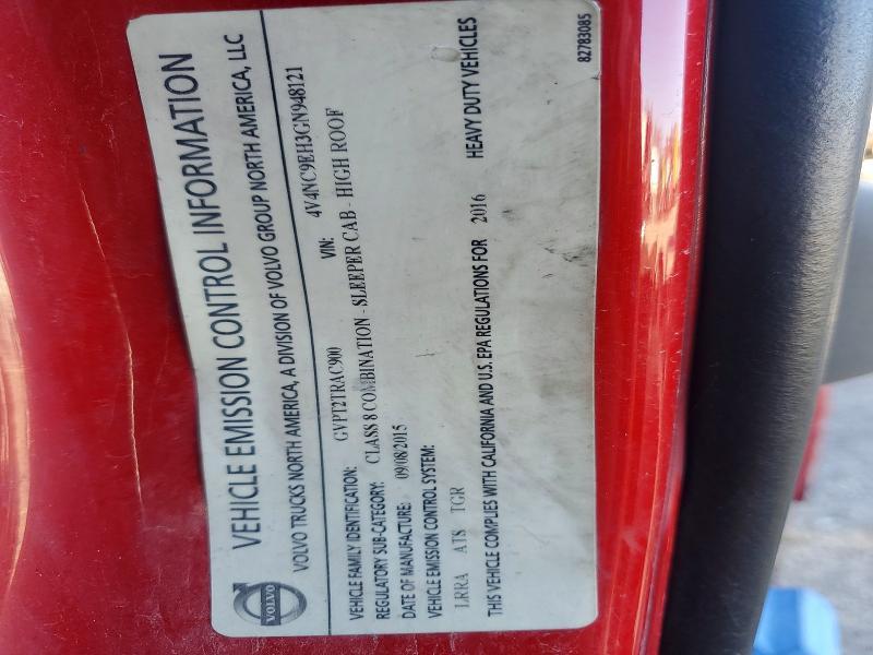 2016 Volvo Vn vnl