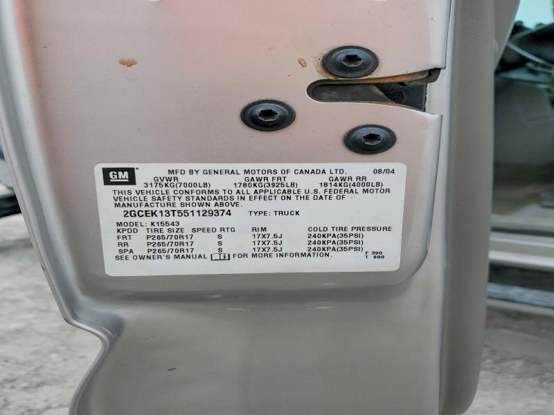 2005 Chevrolet Silverado K1500