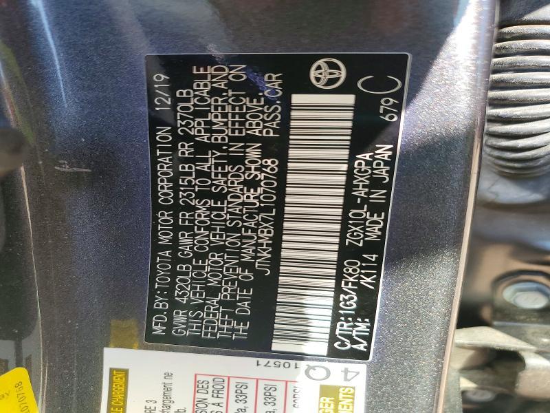 2020 Toyota C-hr xle