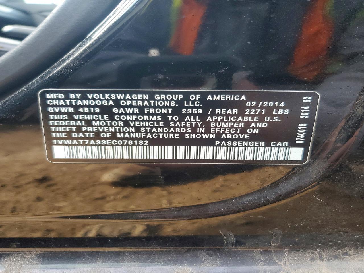 2014 Volkswagen Passat