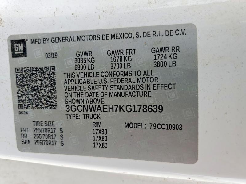 2019 Chevrolet Silverado C1500