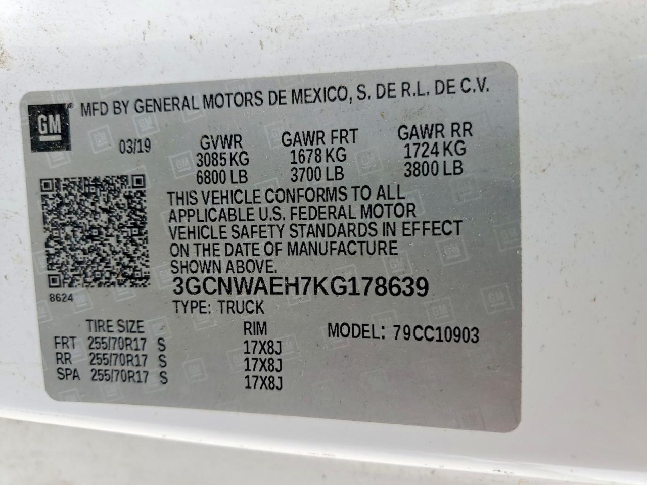 2019 Chevrolet Silverado C1500