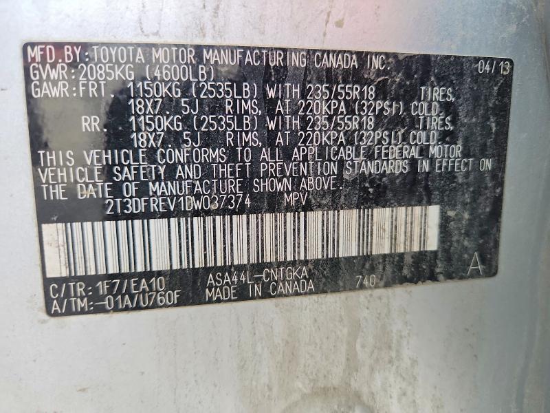 2013 Toyota Rav4 Limited