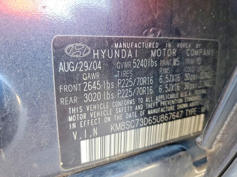 2005 Hyundai Santa fe gls