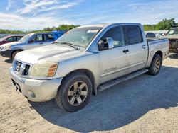 Salvage trucks for sale at Anderson, CA auction: 2005 Nissan Titan XE