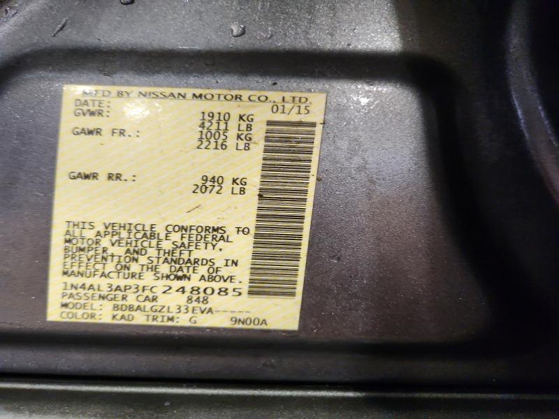 2015 Nissan Altima 2.5 s