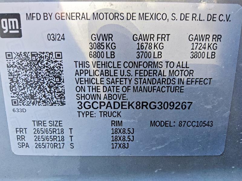 2024 Chevrolet Silverado C1500 RST