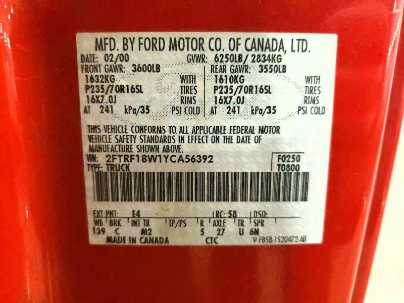2000 Ford F150