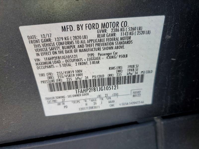 2018 Ford Taurus Limited