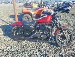 Salvage motorcycles for sale at Martinez, CA auction: 2018 Harley-Davidson XL883 Iron 883