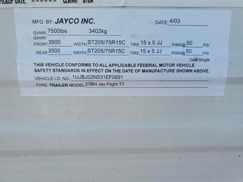 2003 Jayco Camper