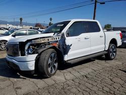 Salvage cars for sale from Copart Colton, CA: 2023 Ford F150 Lightning PRO