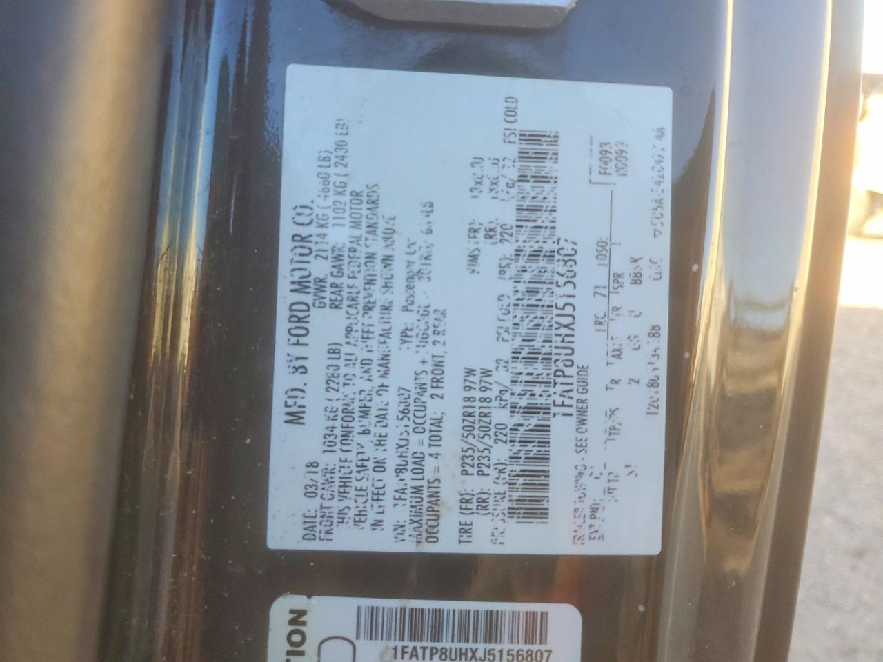 2018 Ford Mustang