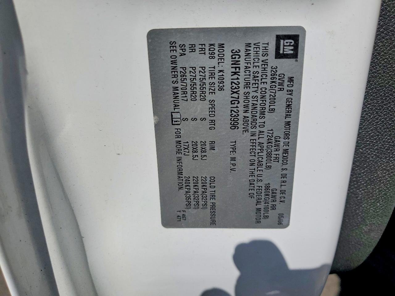 2007 Chevrolet Avalanche K1500