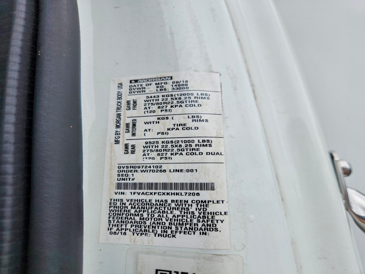 2019 Freightliner Business Class M2 Refrigerated B