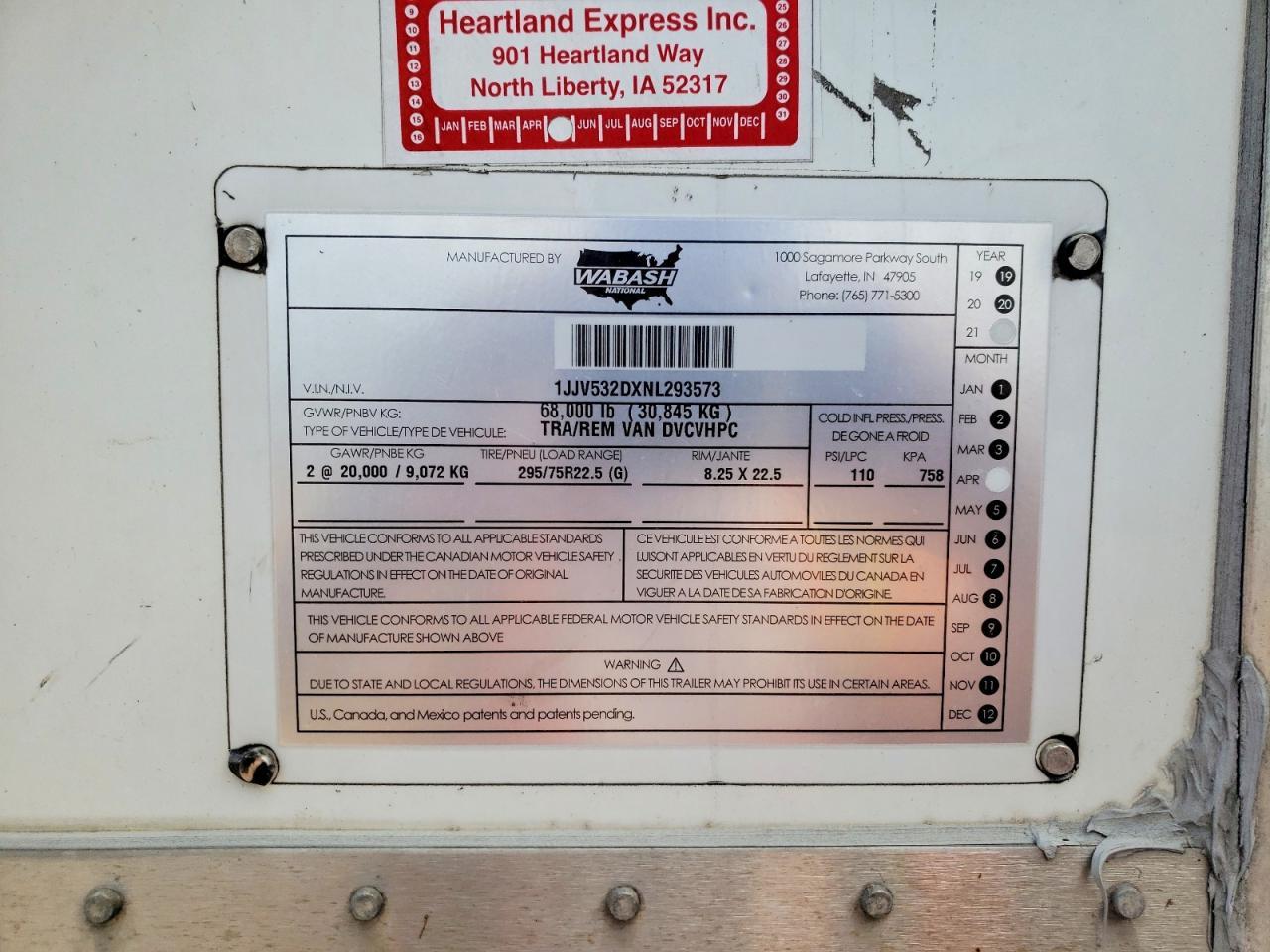 2022 Wabash SH Reefer Trailers-DRY Van Trailer