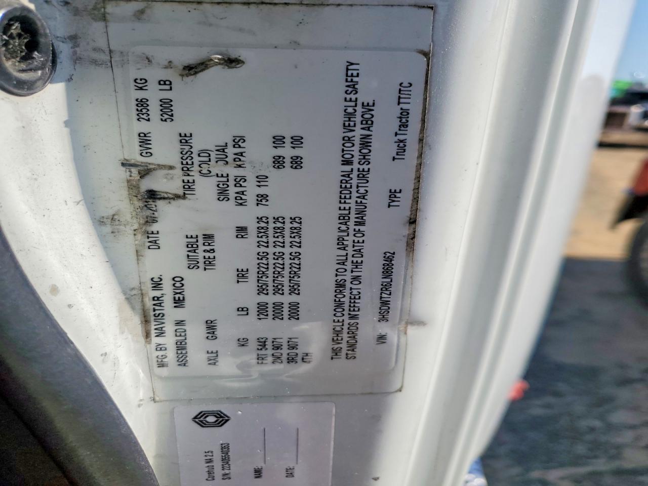 2020 International RH613-Semi Truck