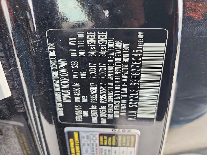 2015 Hyundai Santa fe Sport 2.4l