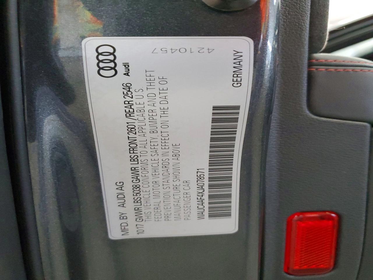 2018 Audi S4 Prestige