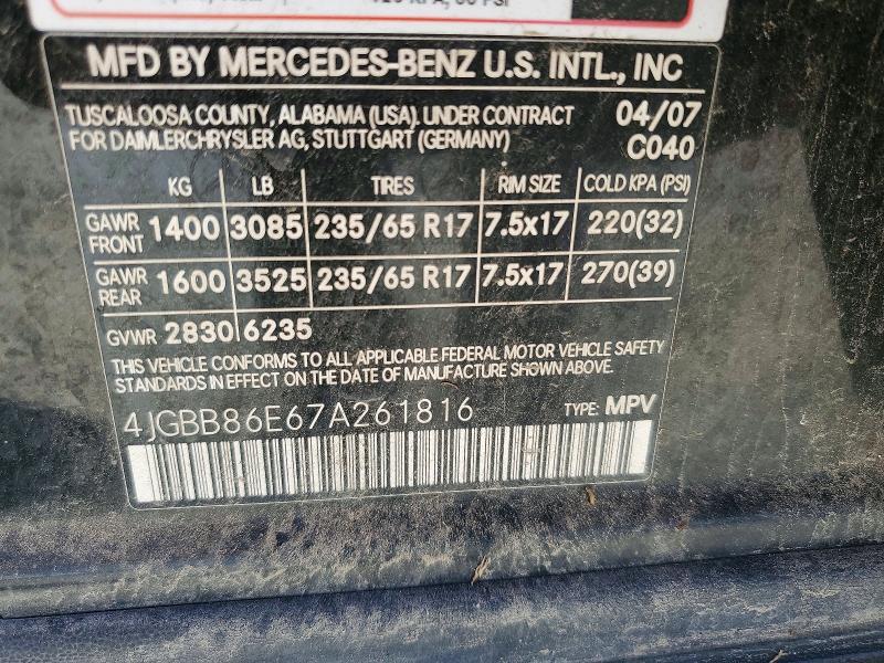 2007 Mercedes-Benz Ml 350