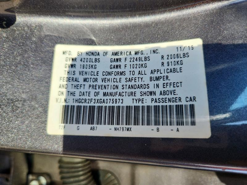 2016 Honda Accord lx