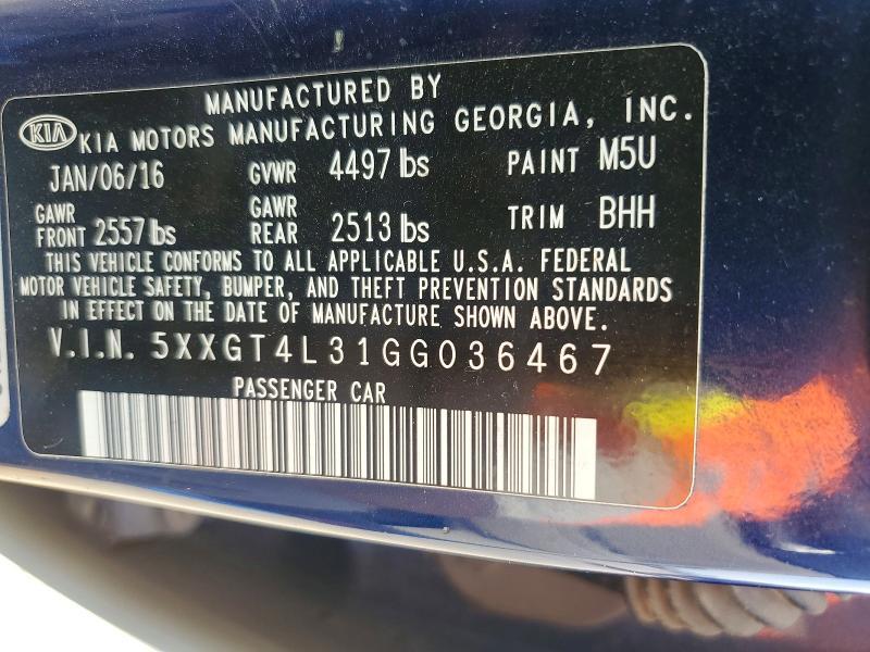 2016 KIA Optima