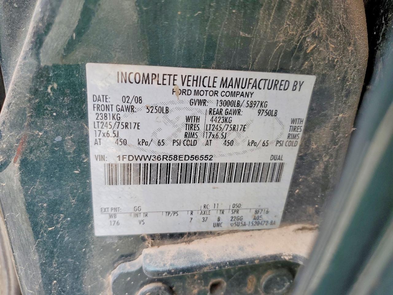 2008 Ford F350 Super Duty