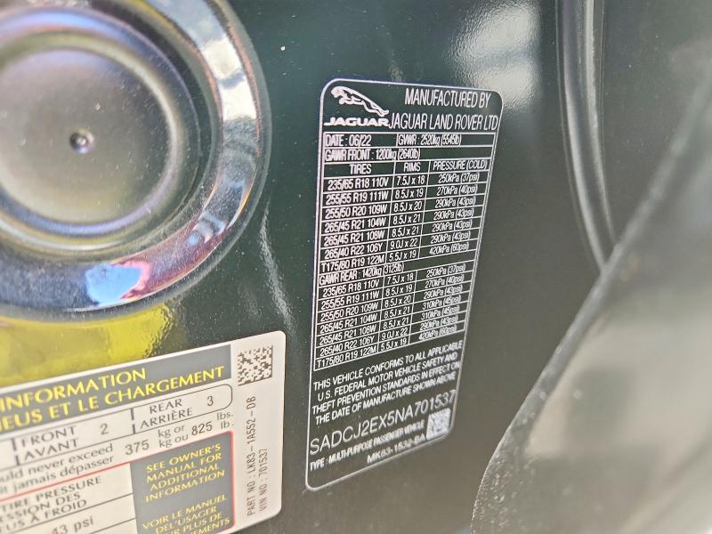 2022 Jaguar F-pace s