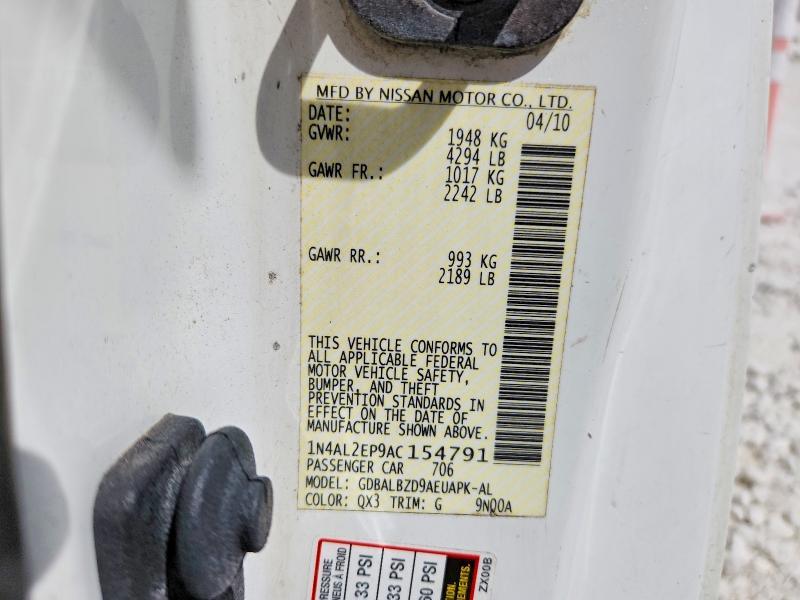 2010 Nissan Altima 2.5 s