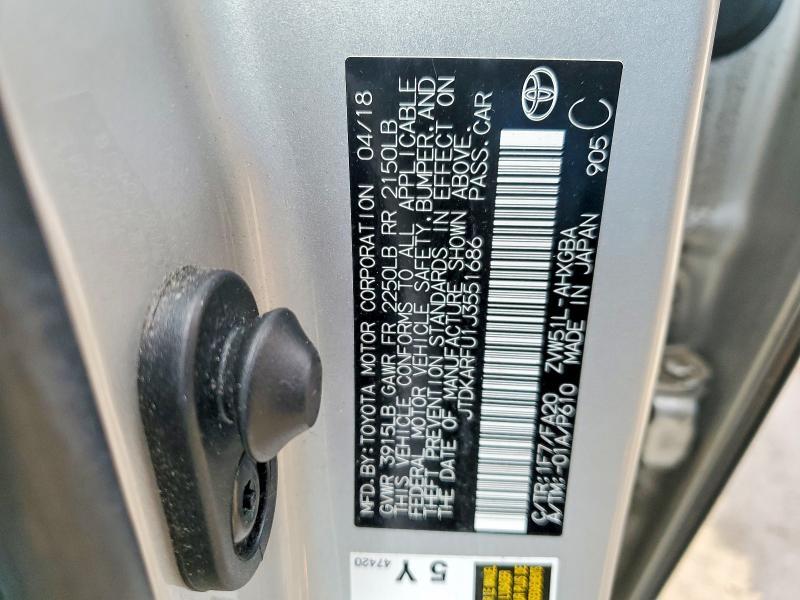 2018 Toyota Prius Three
