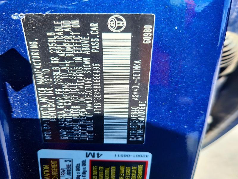 2011 Toyota Camry le