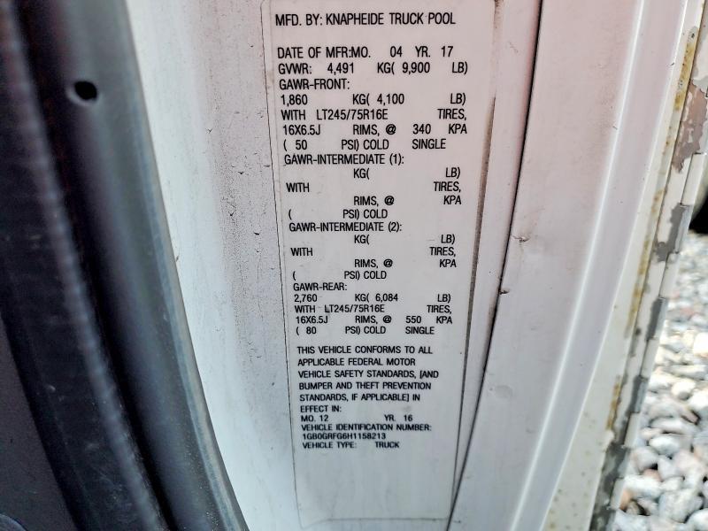 2017 Chev Rolet Express Utility / Service Truck