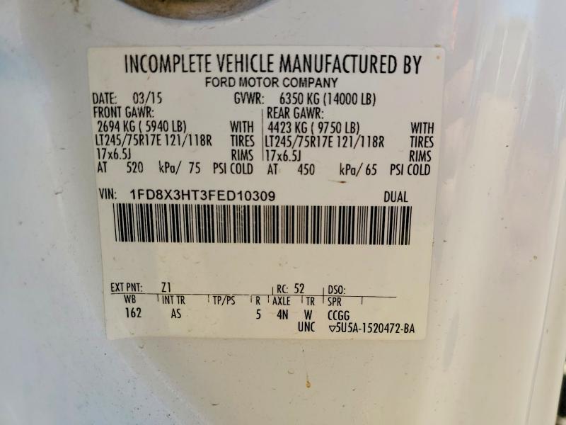 2015 Ford F350 Super Duty Truck Cab AND Chassis