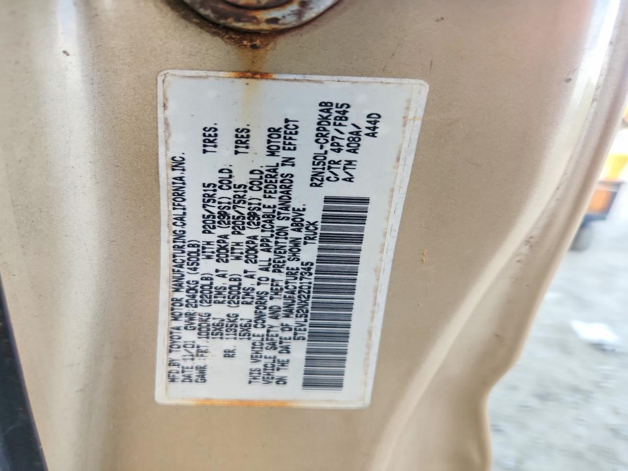 2002 Toyota Tacoma Base