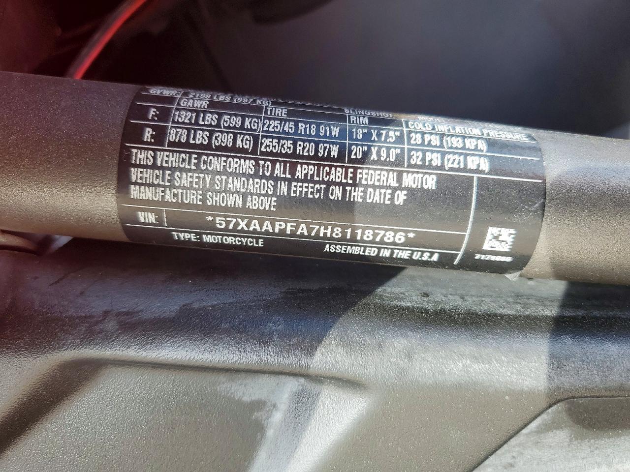 2017 Polaris Slingshot SL