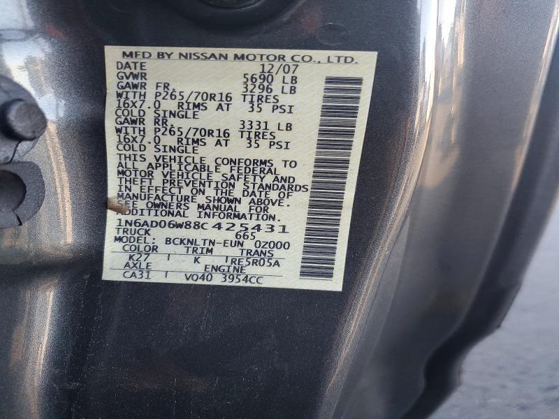 2008 Nissan Frontier SE V6