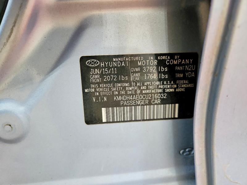 2012 Hyundai Elantra Limited