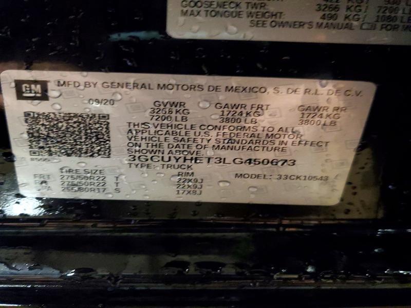 2020 Chevrolet Silverado K1500 High Country