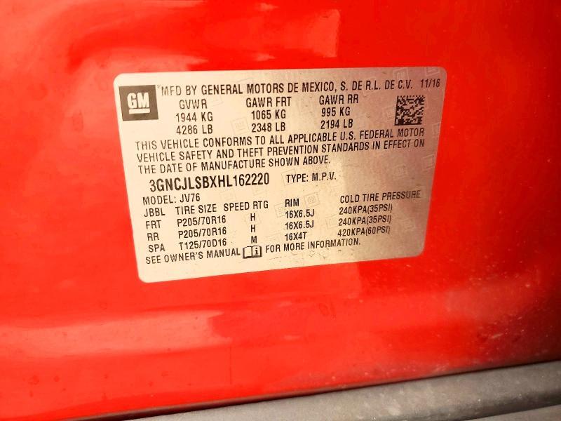 2017 Chevrolet Trax 1LT