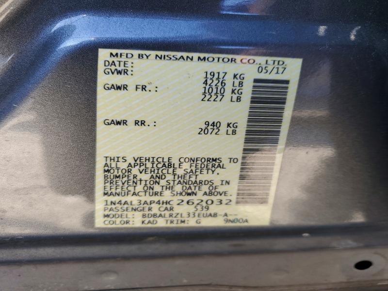 2017 Nissan Altima 2.5 sl