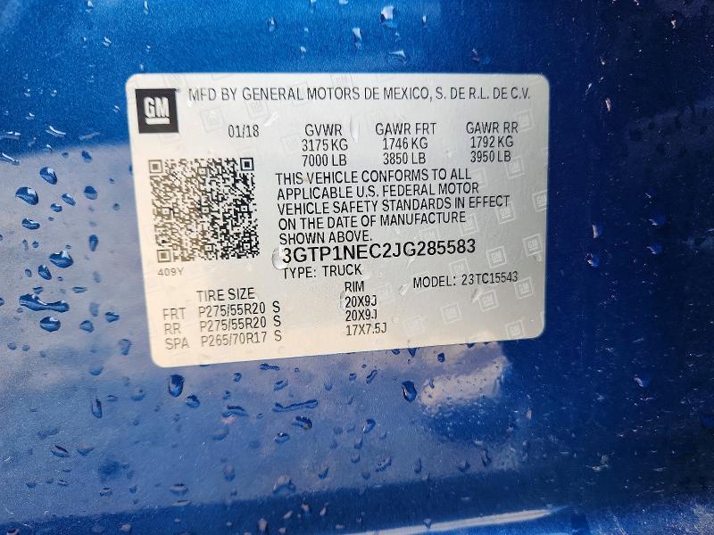 2018 GMC Sierra C1500 SLT