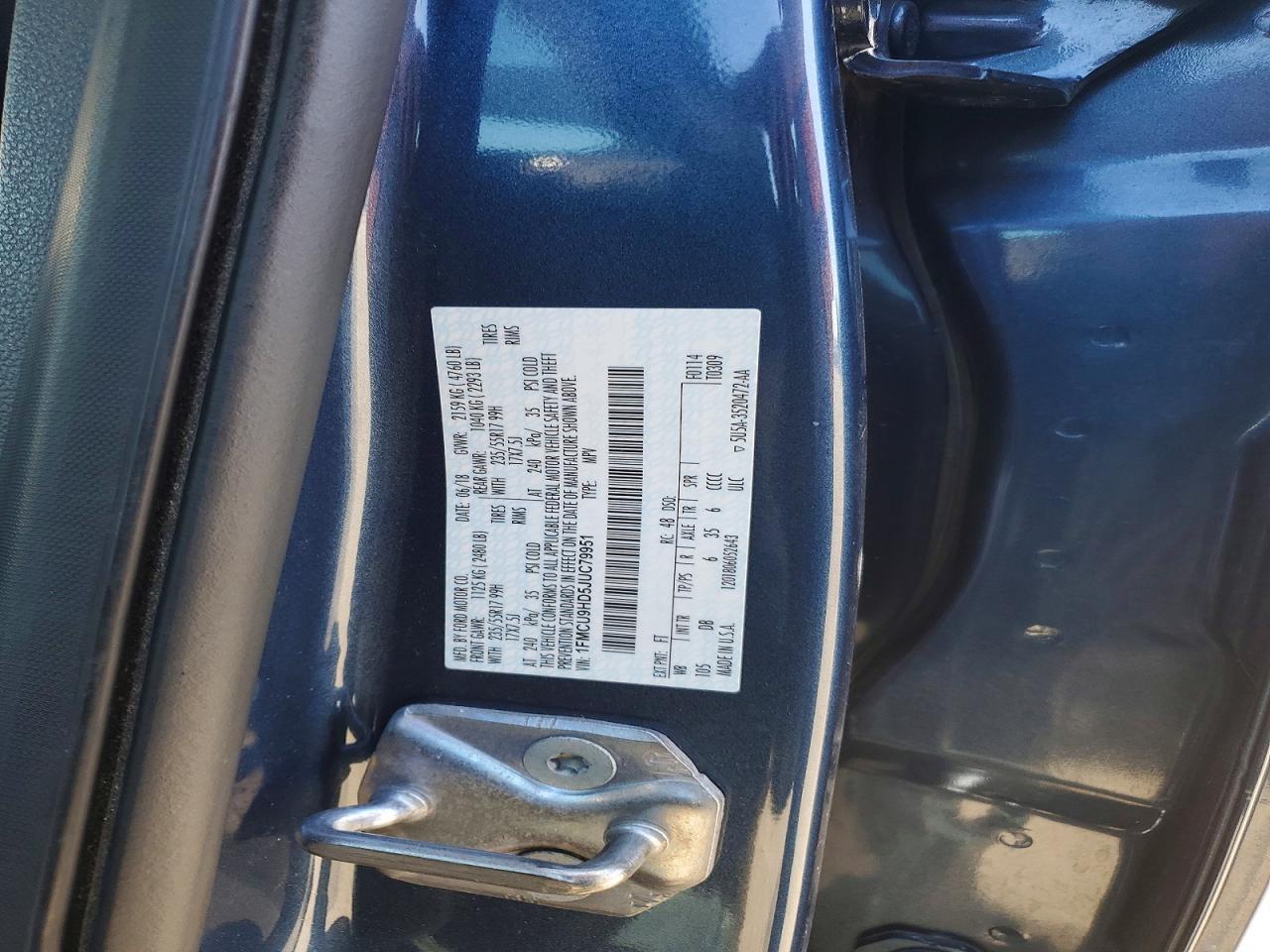 2018 Ford Escape sel