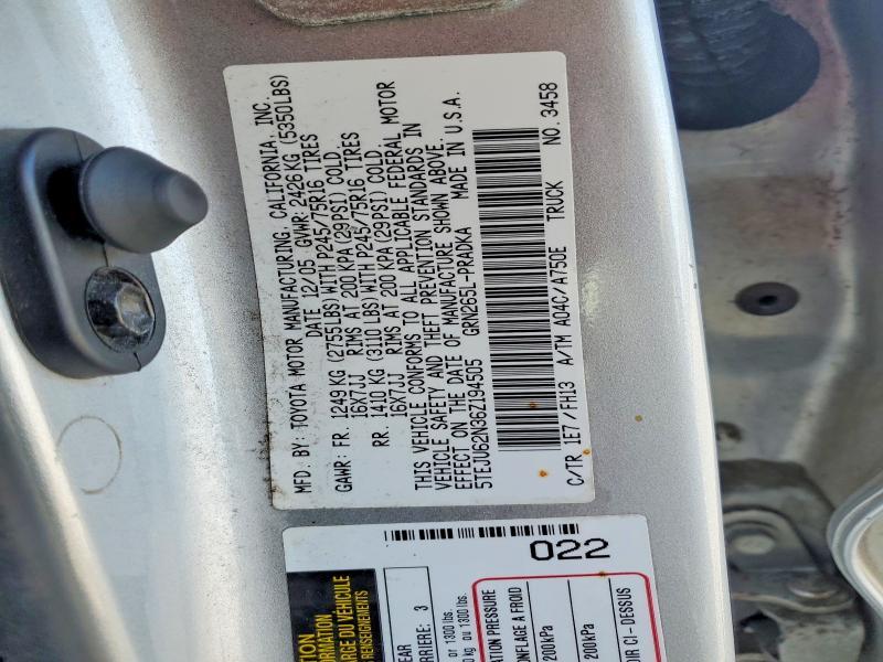 2006 Toyota Tacoma Prerunner V6