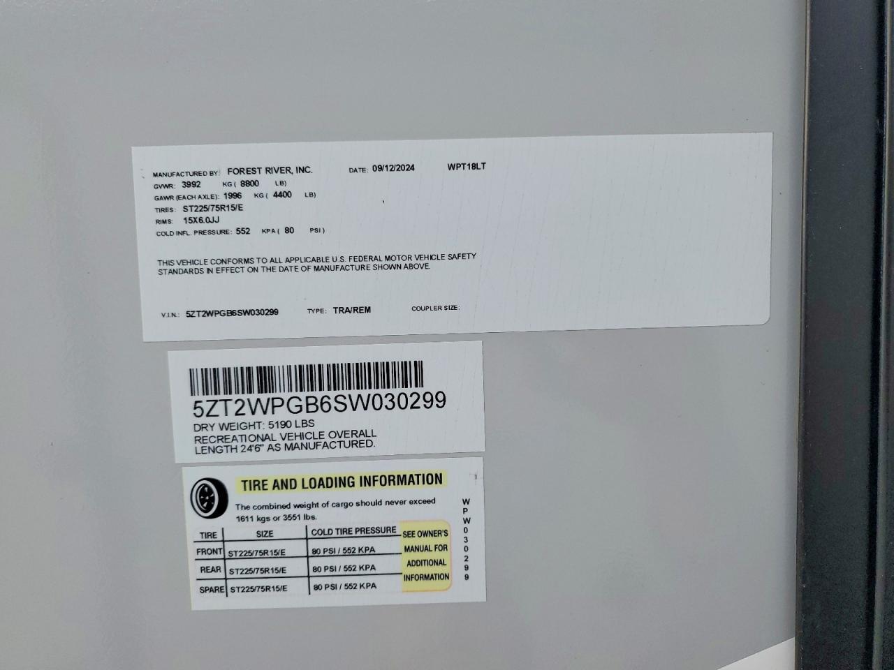 2025 Forest River Work AND Play Camper