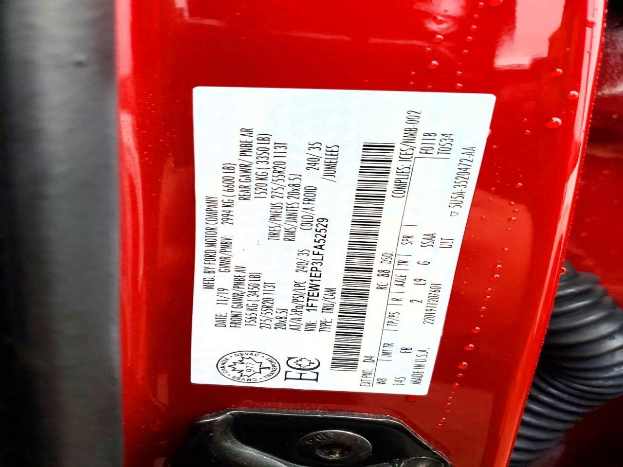 2020 Ford F150 Supercrew